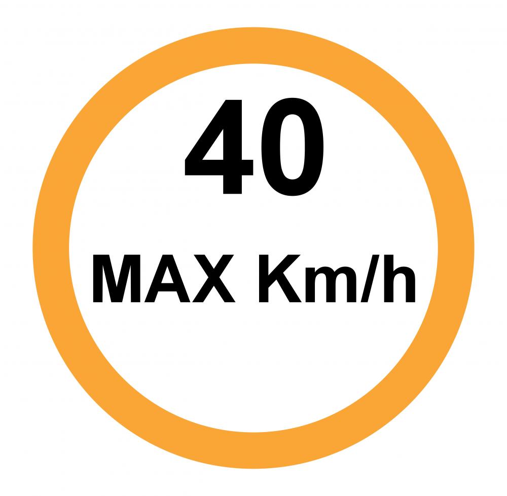 40 Km/h MAX